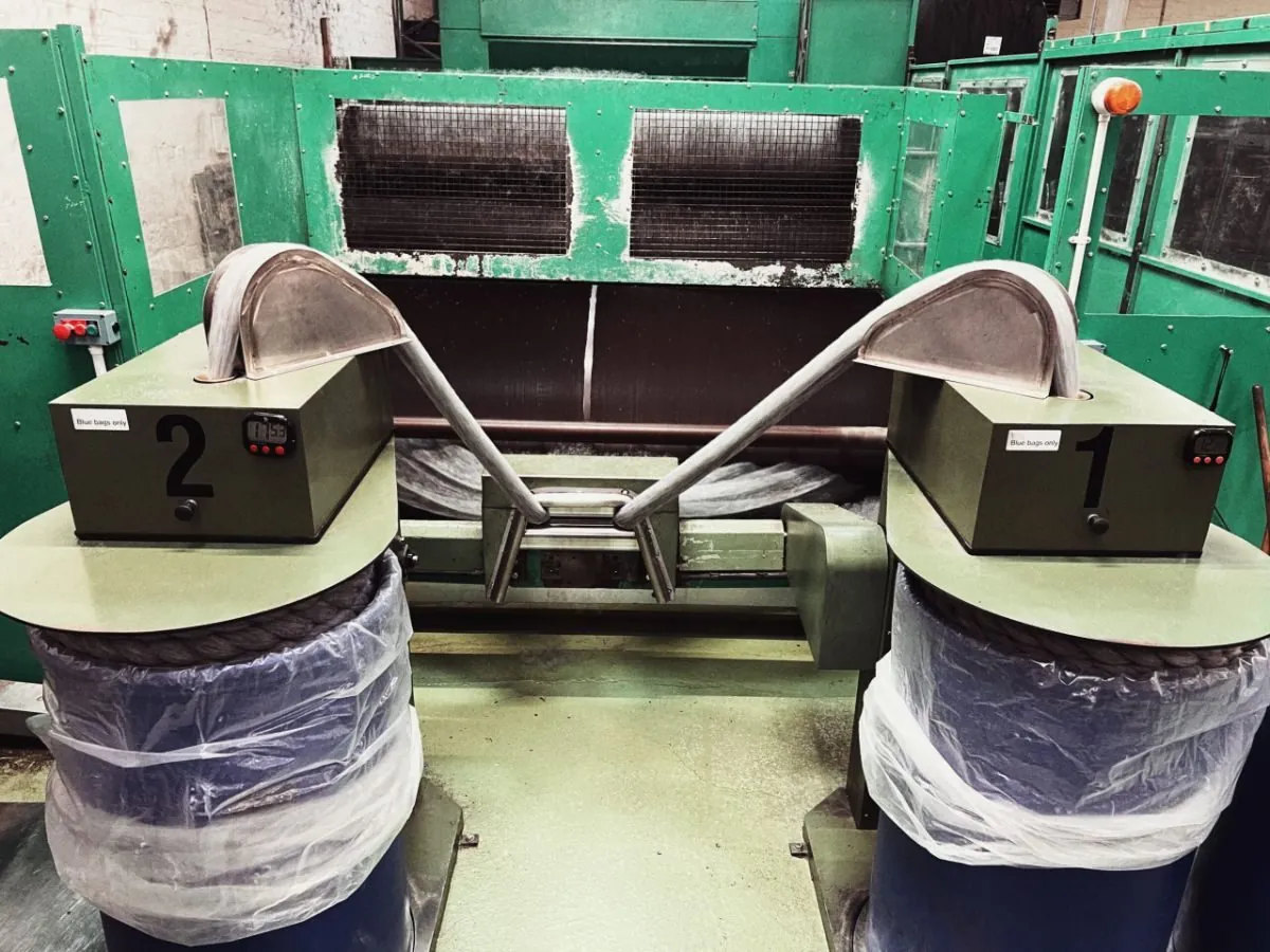 Circular knitting machines at Bowers Mill