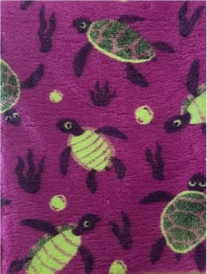Turtle pattern vet bedding